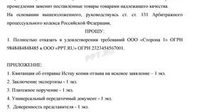 Как правильно составить отзыв на исковое заявление в Лаура Марлин