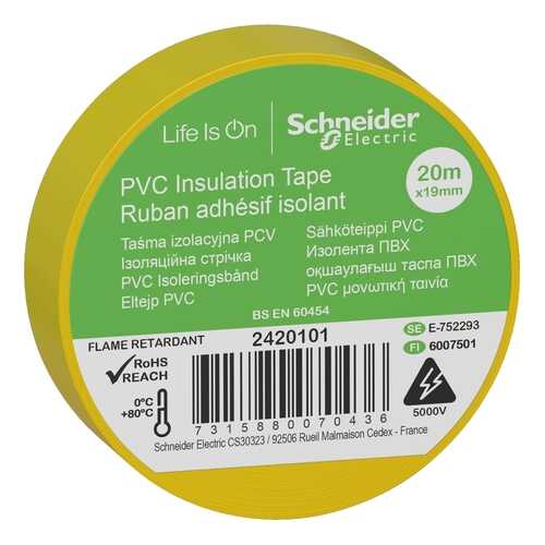 Изолента Schneider Electric SE 2420101 в Леруа Мерлен