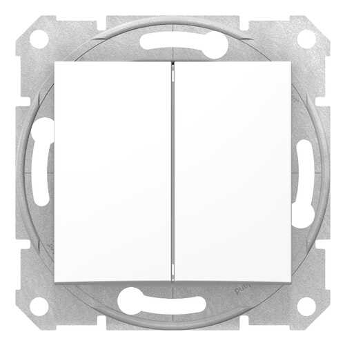 Механизм переключателя СП Schneider Electric Sedna, двухклавишный, белый в Леруа Мерлен