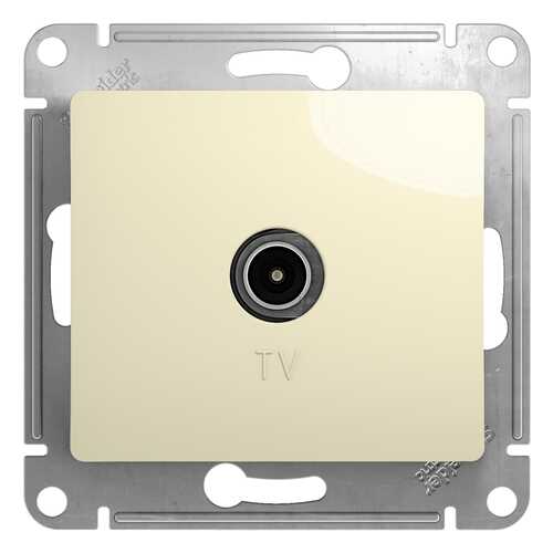 Механизм TV розетки СП Schneider Electric Glossa, проходная, 4DB, бежевая в Лаура Марлин