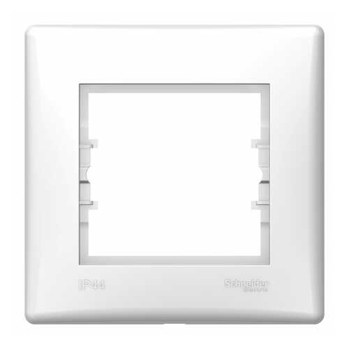 Рамка Schneider Electric Sedna 1-ая IP44 Белая в Лаура Марлин