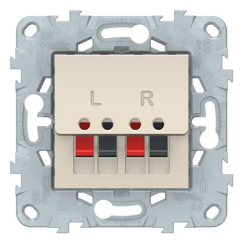 SE Unica New Бежевая Аудиорозетка в Леруа Мерлен