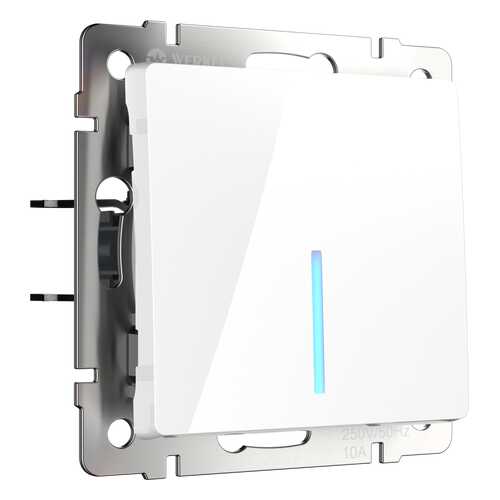 Выключатель Werkel WL01-SW-1G-LED белый в Лаура Марлин