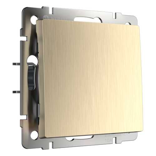 Выключатель Werkel WL10-SW-1G-2W шампань рифленый в Лаура Марлин