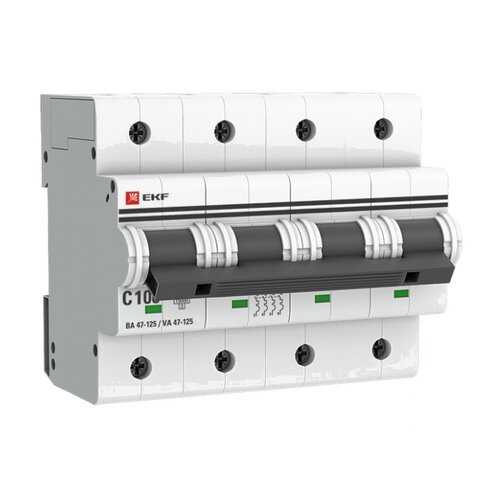 Автоматический выключатель EKF mcb47125-4-100D в Леруа Мерлен