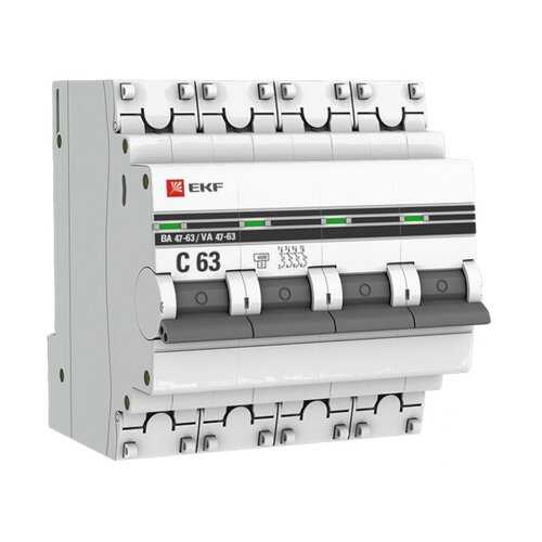 Автоматический выключатель EKF mcb4763-4-01D-pro в Леруа Мерлен