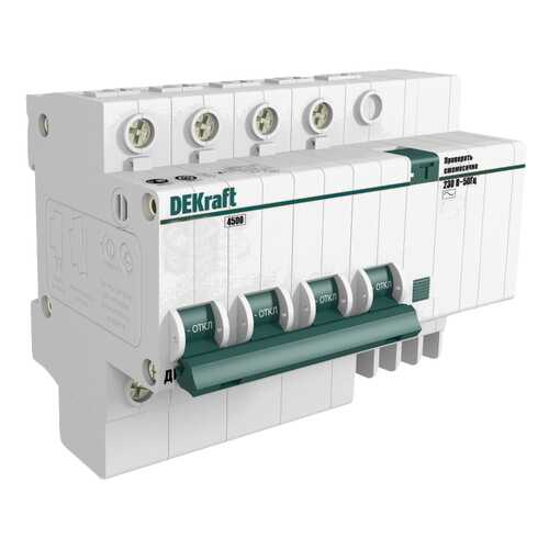 Выключатель автоматический ДИФ-101, 15024DEK, 4 п, C, 40 А, 30 мА, тип AC, 4.5 кА в Леруа Мерлен