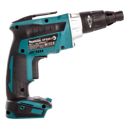 Аккумуляторная безударная дрель-шуруповерт Makita DFS251Z БЕЗ АККУМУЛЯТОРА И З/У в Лаура Марлин