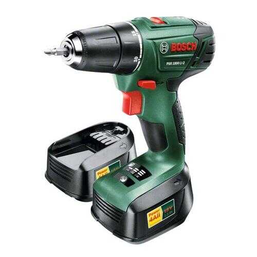 Аккумуляторная дрель-шуруповерт Bosch PSR 1800 LI-2 06039A3120 в Лаура Марлин
