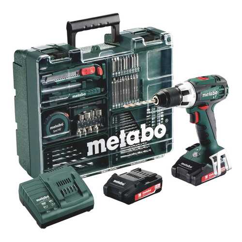 Аккумуляторная дрель-шуруповерт Metabo BS 18 LT Set 602102600 в Леруа Мерлен