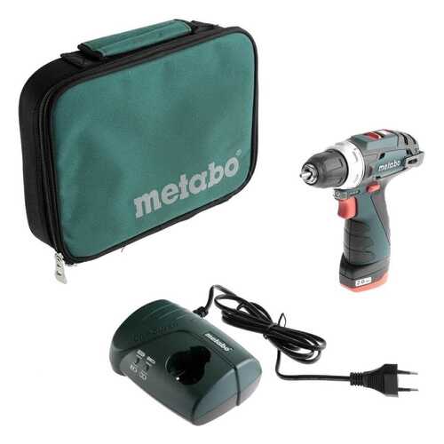 Аккумуляторная дрель-шуруповерт Metabo PowerMaxx BS 10,8 V 600079500 в Лаура Марлин