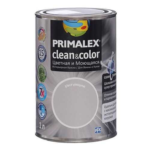 Краска для внутренних работ Primalex Clean&Color 1л Интуиция, 420208 в Леруа Мерлен