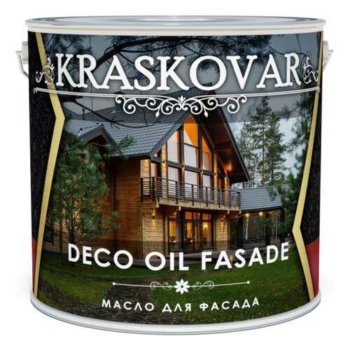 Масло для фасада Kraskovar Deco Oil Fasade дуб 0,75 л в Леруа Мерлен