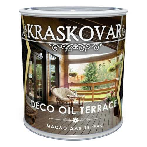 Масло для террас Kraskovar Deco Oil Terrace Лиственница 0,75л в Леруа Мерлен