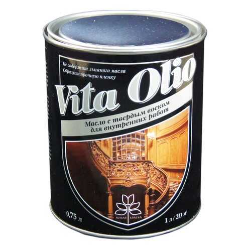 Масло Интерьерное Vita Olio Ольха голубая 0,75 л. с воском в Леруа Мерлен