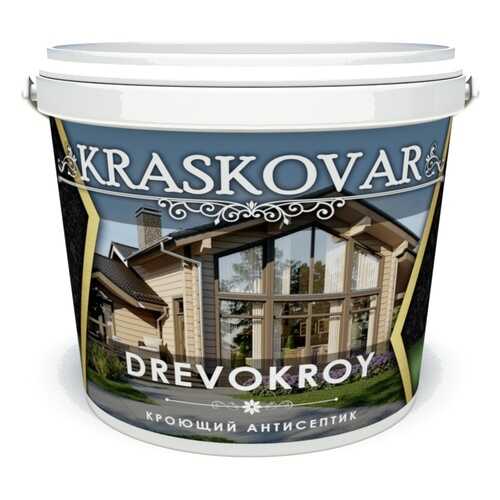 Антисептик кроющий Kraskovar Drevokroy Белый 2 л в Лаура Марлин
