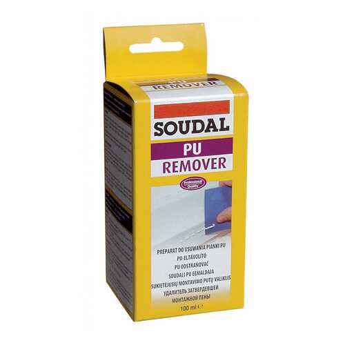 Удалитель затвердевшей пены SOUDAL PU Remover 100 ml, артикул 116544 в Леруа Мерлен