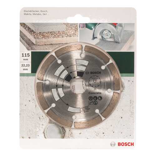 Алмазный диск Bosch БЕТОН 115 мм DIY 2609256413 в Лаура Марлин