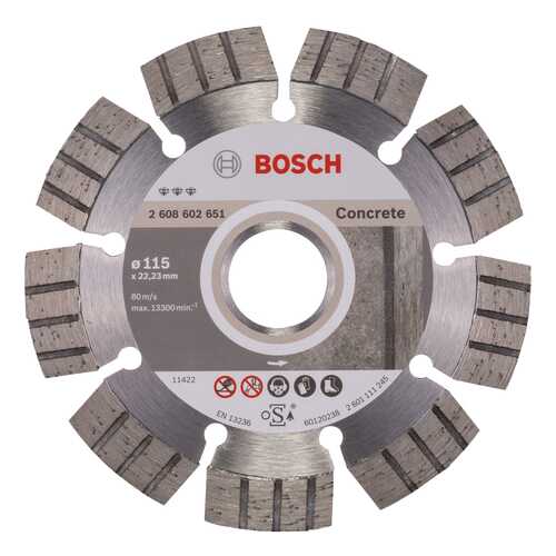 Алмазный диск Bosch Bf Concrete115-22,23 2608602651 в Лаура Марлин