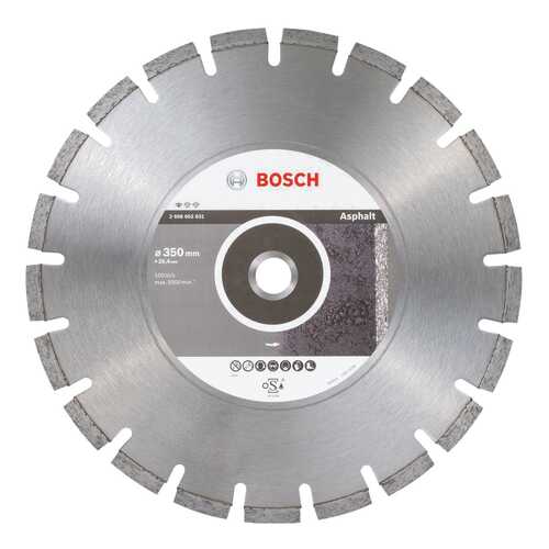 Алмазный диск Bosch Stf Asphalt 350-25,4 2608603831 в Лаура Марлин