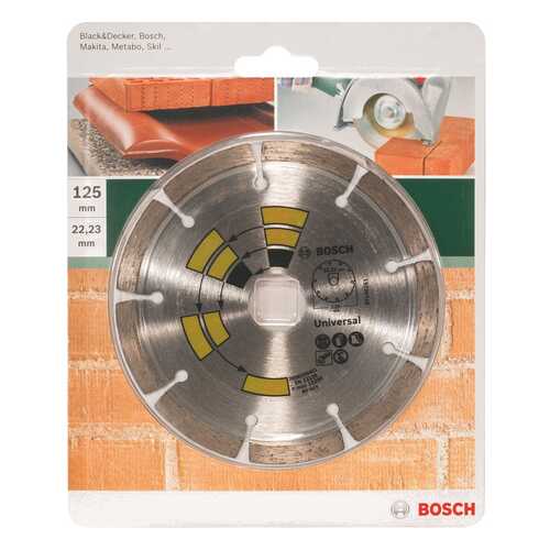 Алмазный диск Bosch УНИВЕРСАЛЬНЫЙ 125 мм DIY 2609256401 в Лаура Марлин