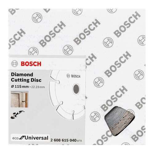 Диск алмазный отрезной Bosch ECO Universal 115-22,23 2608615040 в Леруа Мерлен