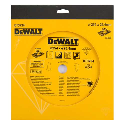 Диск алмазный отрезной универсальный DeWALT DT3734-XJ в Лаура Марлин