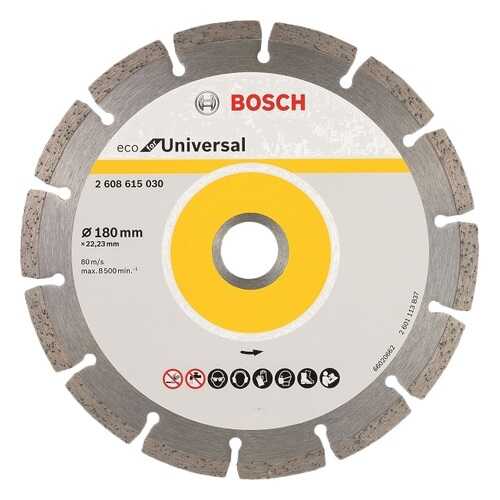 Круг алмазный BOSCH ECO Universal (2608615030) Ф180х22мм универсальный в Леруа Мерлен