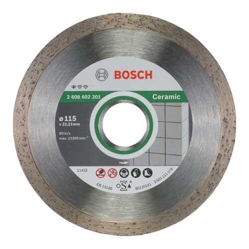 Круг отрезной алмазный Bosch Ceramic 115x22.23мм (2608602201) в Лаура Марлин