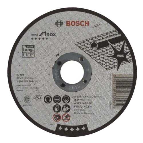 Отрезной круг Bosch Best по нерж 125x2,5, прям 2608603504 в Лаура Марлин