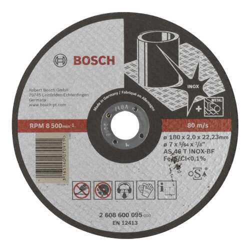 Отрезной круг Bosch INOX 180X2 мм 2608600095 в Лаура Марлин