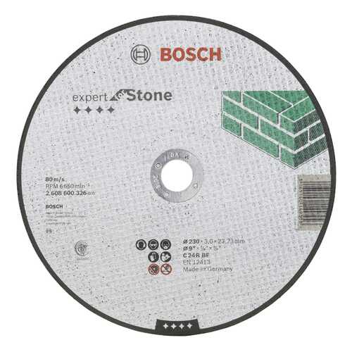 Отрезной круг Bosch КАМЕНЬ 230Х3 мм 2608600326 в Леруа Мерлен