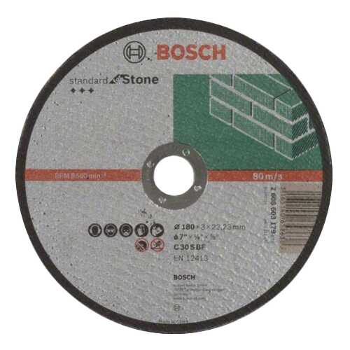 Отрезной круг Bosch Standard по камн 180х3 прям 2608603179 в Лаура Марлин