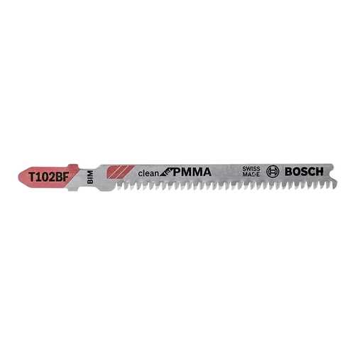 Набор пилок для лобзика Bosch T102BF CleanPMMA 2608636781 в Леруа Мерлен