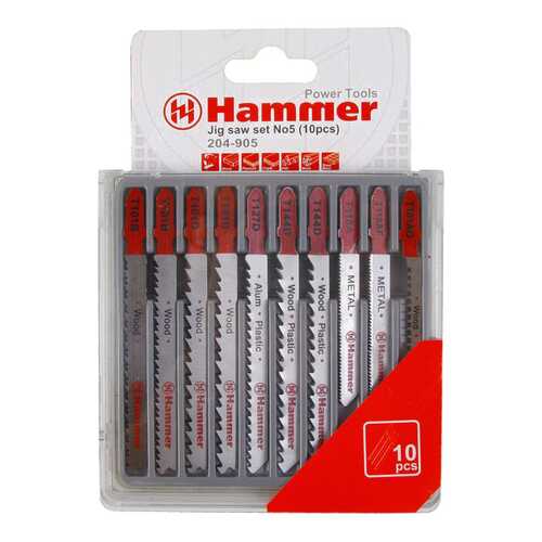 Набор пилок для лобзика Hammer Flex 204-905 JG WD-PL-MT (30576) в Леруа Мерлен