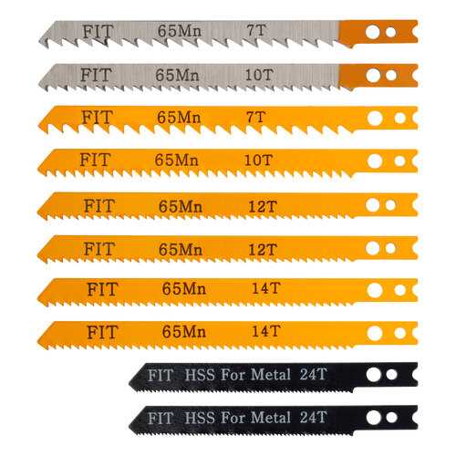 Полотна для э/лобзика, набор 10 шт., FIT 41147 в Леруа Мерлен