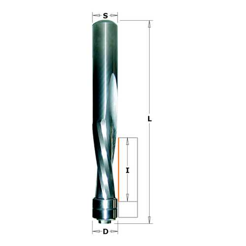 Фреза спиральная монолитная 12,7x50,8x114 Z=2 S=12 RH CMT 191.127.11B в Леруа Мерлен