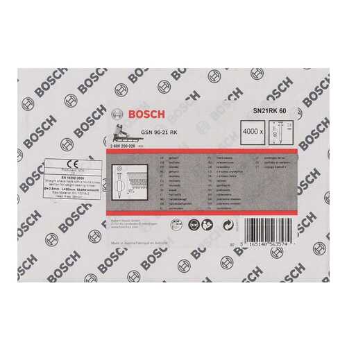 Гвозди для электростеплера Bosch GSN 90-21 RK, SN21RK 60 2608200028 в Лаура Марлин