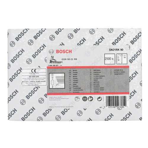 Гвозди для электростеплера Bosch GSN 90-21 RK, SN21RK 90 2608200031 в Леруа Мерлен