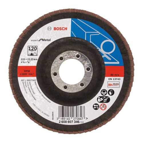 Круг лепестковый Bosch 115мм K40 Best for Metal 2608607322 в Лаура Марлин