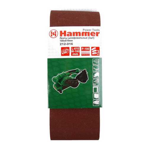 Шлифовальная лента для ленточной шлифмашины и напильника Hammer Flex 212-016 (36555) в Лаура Марлин