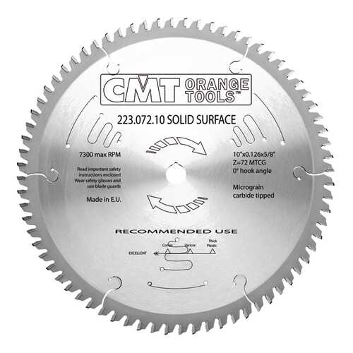 Диск пильный 250x30x3,2/2,5 0° MTCG Z=72 223.072.10M в Леруа Мерлен