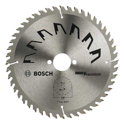 Диск по дереву Bosch 190x30 48 PRECISION 2609256870 в Леруа Мерлен