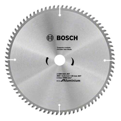 Диск по дереву Bosch ECO ALU/Multi 305x30-80T 2608644397 в Леруа Мерлен