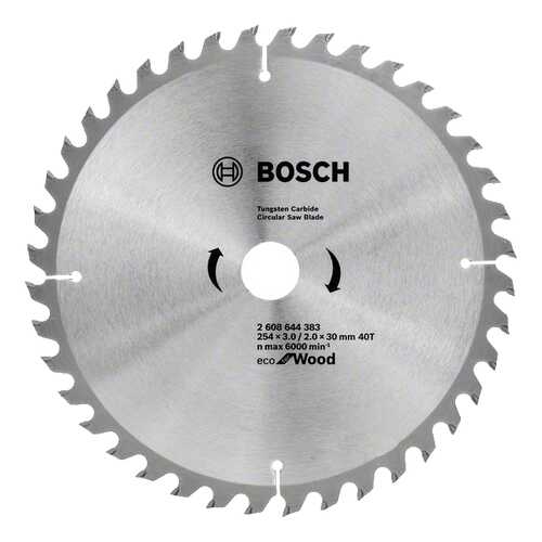 Диск по дереву Bosch ECO WO 254x30-40T 2608644383 в Леруа Мерлен