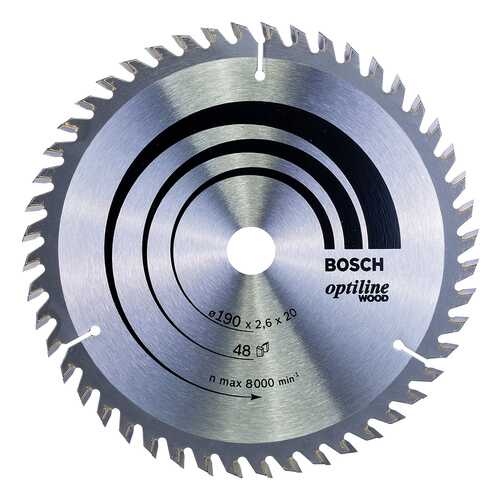 Диск по дереву Bosch STD WO 190x20-48T 2608640614 в Лаура Марлин