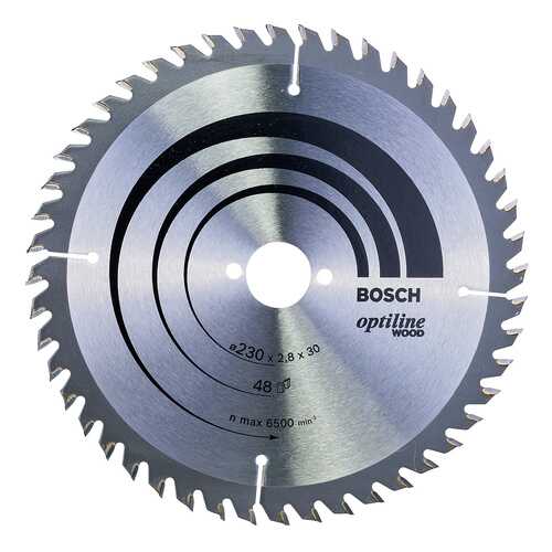 Диск по дереву Bosch STD WO 230x30-48T 2608640629 в Леруа Мерлен