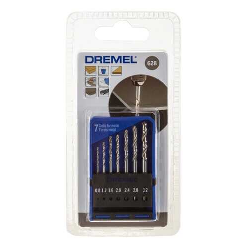 Набор сверл Dremel 628 7шт синий (2615062832) в Лаура Марлин