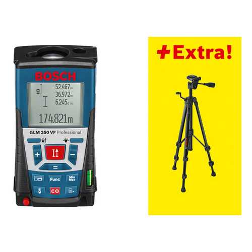 Лазерный дальномер Bosch GLM 250VF+ BT 150 061599402J в Лаура Марлин