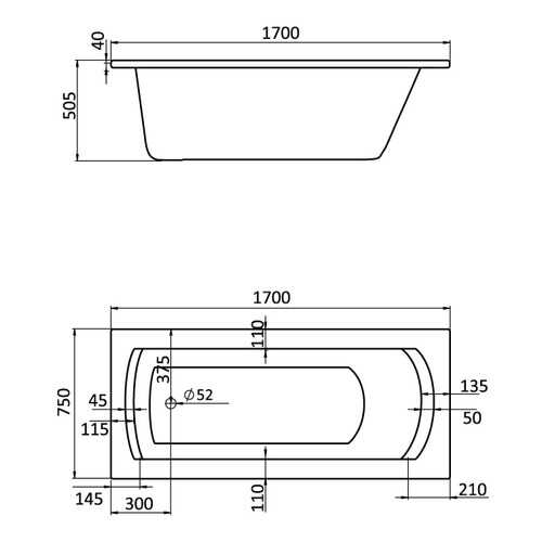 Комплект монтажный Santek для ванны Монако XL 170х75см белый (WH112423) в Леруа Мерлен